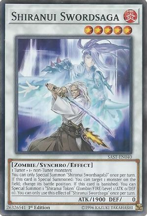 Shiranui Swordsaga (SAST-EN040) - Savage Strike Unlimited - Premium Yugioh Single from Konami - Just $0.25! Shop now at Game Crave Tournament Store