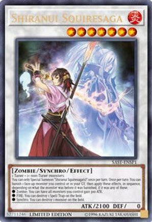 Shiranui Squiresaga (SAST-ENSP1) (SAST-ENSP1) - Savage Strike Limited - Premium Yugioh Single from Konami - Just $0.42! Shop now at Game Crave Tournament Store