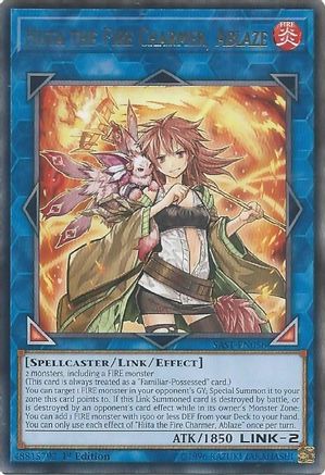 Hiita the Fire Charmer, Ablaze (SAST-EN056) - Savage Strike Unlimited - Premium Yugioh Single from Konami - Just $0.41! Shop now at Game Crave Tournament Store