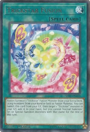 Trickstar Fusion (SAST-EN059) - Savage Strike Unlimited - Premium Yugioh Single from Konami - Just $0.25! Shop now at Game Crave Tournament Store