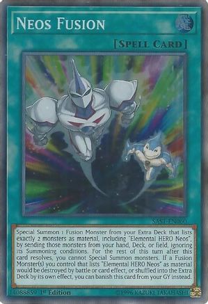 Neos Fusion (SAST-EN060) - Savage Strike 1st Edition - Premium Yugioh Single from Konami - Just $1.31! Shop now at Game Crave Tournament Store