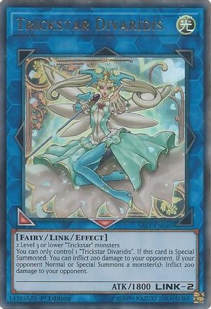 Trickstar Divaridis (SAST-EN049) - Savage Strike Unlimited - Premium Yugioh Single from Konami - Just $3.68! Shop now at Game Crave Tournament Store