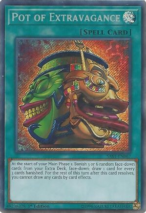 Pot of Extravagance (SAST-EN067) - Savage Strike 1st Edition - Premium Yugioh Single from Konami - Just $3.85! Shop now at Game Crave Tournament Store