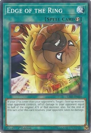 Edge of the Ring (SAST-EN068) - Savage Strike Unlimited - Premium Yugioh Single from Konami - Just $0.25! Shop now at Game Crave Tournament Store
