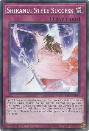 Shiranui Style Success (SAST-EN074) - Savage Strike 1st Edition - Premium Yugioh Single from Konami - Just $0.26! Shop now at Game Crave Tournament Store