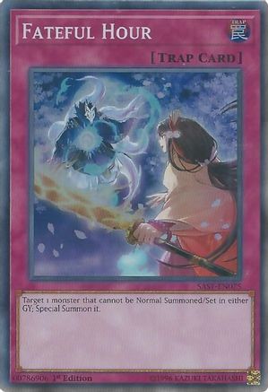 Fateful Hour (SAST-EN075) - Savage Strike Unlimited - Premium Yugioh Single from Konami - Just $0.08! Shop now at Game Crave Tournament Store