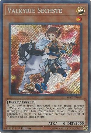 Valkyrie Sechste (SAST-EN088) - Savage Strike 1st Edition - Premium Yugioh Single from Konami - Just $0.67! Shop now at Game Crave Tournament Store