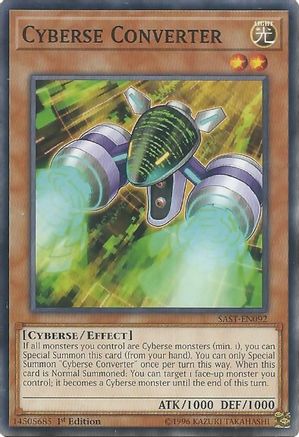 Cyberse Converter (SAST-EN092) - Savage Strike 1st Edition - Premium Yugioh Single from Konami - Just $0.25! Shop now at Game Crave Tournament Store