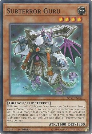 Subterror Guru (SAST-EN094) - Savage Strike Unlimited - Premium Yugioh Single from Konami - Just $0.25! Shop now at Game Crave Tournament Store