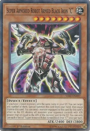 Super Armored Robot Armed Black Iron "C" (SAST-EN097) - Savage Strike Unlimited - Premium Yugioh Single from Konami - Just $0.25! Shop now at Game Crave Tournament Store