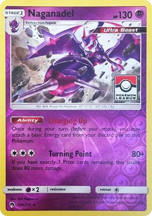 Naganadel - 108/214 (Pokemon League) 108 - League & Championship Cards Reverse Holofoil - Premium Pokemon Single from Nintendo - Just $0.62! Shop now at Game Crave Tournament Store