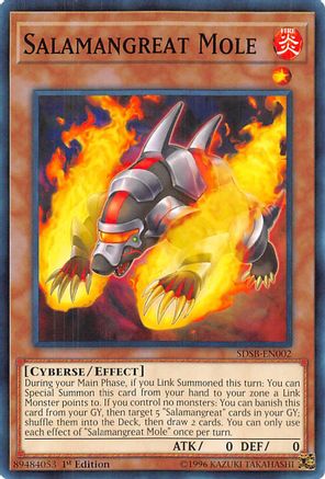 Salamangreat Mole (SDSB-EN002) - Structure Deck: Soulburner 1st Edition - Premium Yugioh Single from Konami - Just $0.26! Shop now at Game Crave Tournament Store