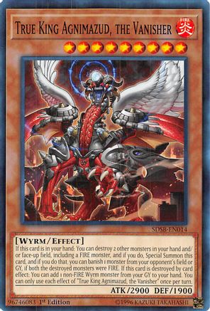 True King Agnimazud, the Vanisher (SDSB-EN014) - Structure Deck: Soulburner 1st Edition - Premium Yugioh Single from Konami - Just $0.28! Shop now at Game Crave Tournament Store