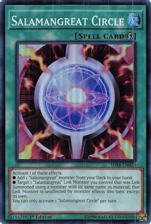 Salamangreat Circle (SDSB-EN023) - Structure Deck: Soulburner 1st Edition - Premium Yugioh Single from Konami - Just $0.26! Shop now at Game Crave Tournament Store