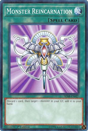 Monster Reincarnation (SDSB-EN027) - Structure Deck: Soulburner 1st Edition - Premium Yugioh Single from Konami - Just $0.26! Shop now at Game Crave Tournament Store
