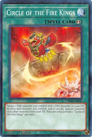 Circle of the Fire Kings (SDSB-EN028) - Structure Deck: Soulburner 1st Edition - Premium Yugioh Single from Konami - Just $0.25! Shop now at Game Crave Tournament Store