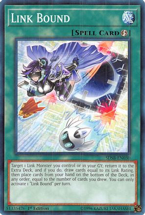 Link Bound (SDSB-EN030) - Structure Deck: Soulburner 1st Edition - Premium Yugioh Single from Konami - Just $0.25! Shop now at Game Crave Tournament Store