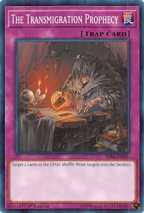 The Transmigration Prophecy (SDSB-EN035) - Structure Deck: Soulburner 1st Edition - Premium Yugioh Single from Konami - Just $0.38! Shop now at Game Crave Tournament Store