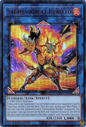 Salamangreat Heatleo (UR) (SDSB-EN040) - Structure Deck: Soulburner 1st Edition - Premium Yugioh Single from Konami - Just $0.26! Shop now at Game Crave Tournament Store