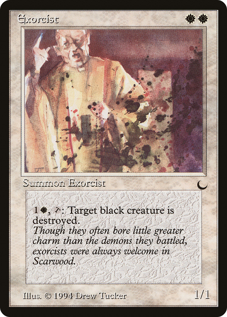 Exorcist (DRK-006) - The Dark - Premium MTG Single from Wizards of the Coast - Just $2.49! Shop now at Game Crave Tournament Store