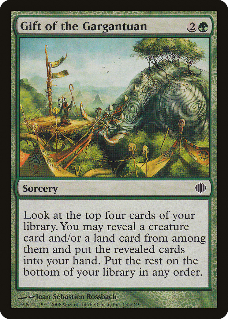 Gift of the Gargantuan (ALA-132) - Shards of Alara - Premium MTG Single from Wizards of the Coast - Just $0.08! Shop now at Game Crave Tournament Store