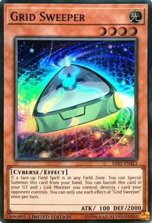 Grid Sweeper (SAST-ENSE1) - Savage Strike Limited - Premium Yugioh Single from Konami - Just $0.25! Shop now at Game Crave Tournament Store