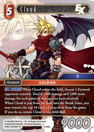 Cloud EX (OPUS VIII) - Premium Final Fantasy Single from Opus VIII - Just $1.01! Shop now at Game Crave Tournament Store