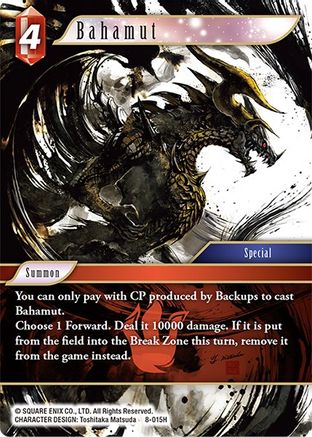 Bahamut (OPUS VIII) Foil - Premium Final Fantasy Single from Opus VIII - Just $1.21! Shop now at Game Crave Tournament Store