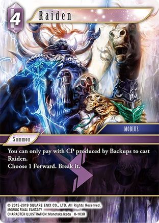 Raiden (OPUS VIII) Foil - Premium Final Fantasy Single from Opus VIII - Just $0.30! Shop now at Game Crave Tournament Store
