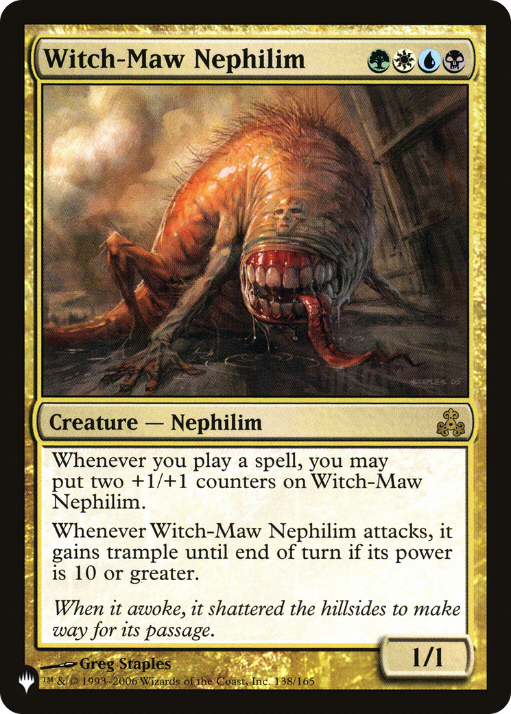 Witch-Maw Nephilim (PLIST-633) - The List - Premium MTG Single from Wizards of the Coast - Just $0.08! Shop now at Game Crave Tournament Store