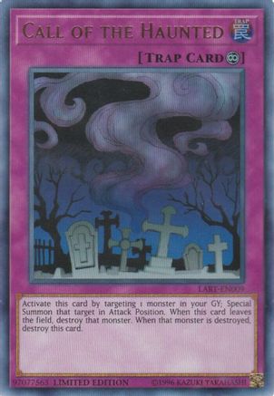 Call of the Haunted (LART-EN009) - The Lost Art Promotion Limited - Premium Yugioh Single from Konami - Just $6.44! Shop now at Game Crave Tournament Store