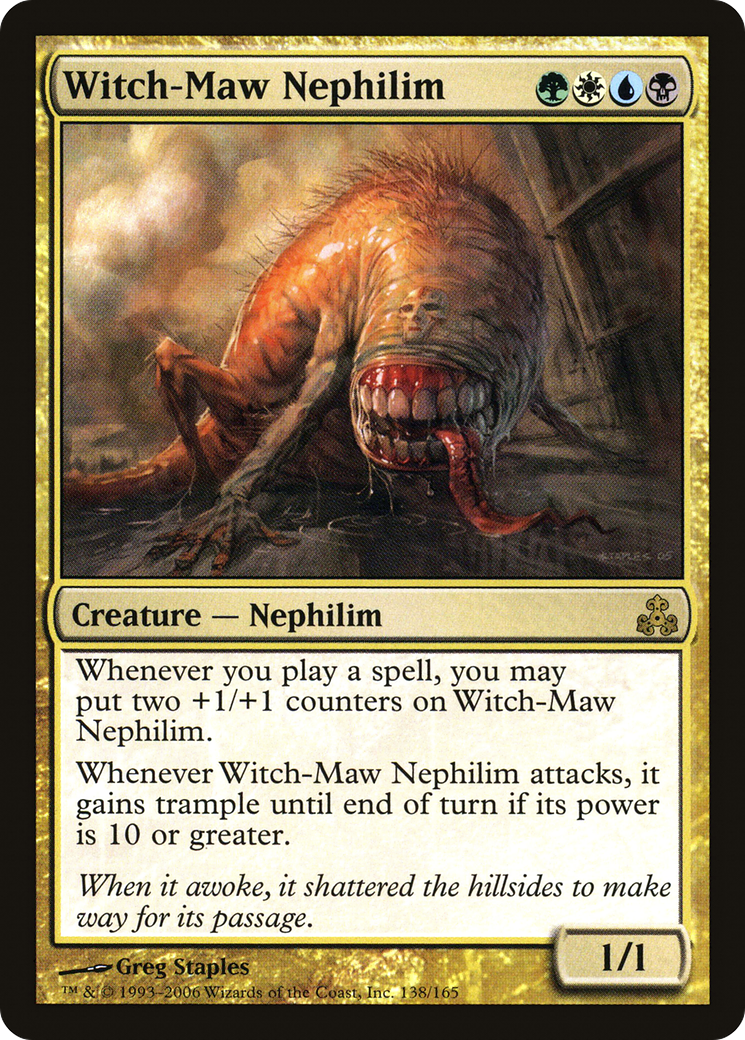 Witch-Maw Nephilim (GPT-138) - Guildpact - Premium MTG Single from Wizards of the Coast - Just $0.52! Shop now at Game Crave Tournament Store