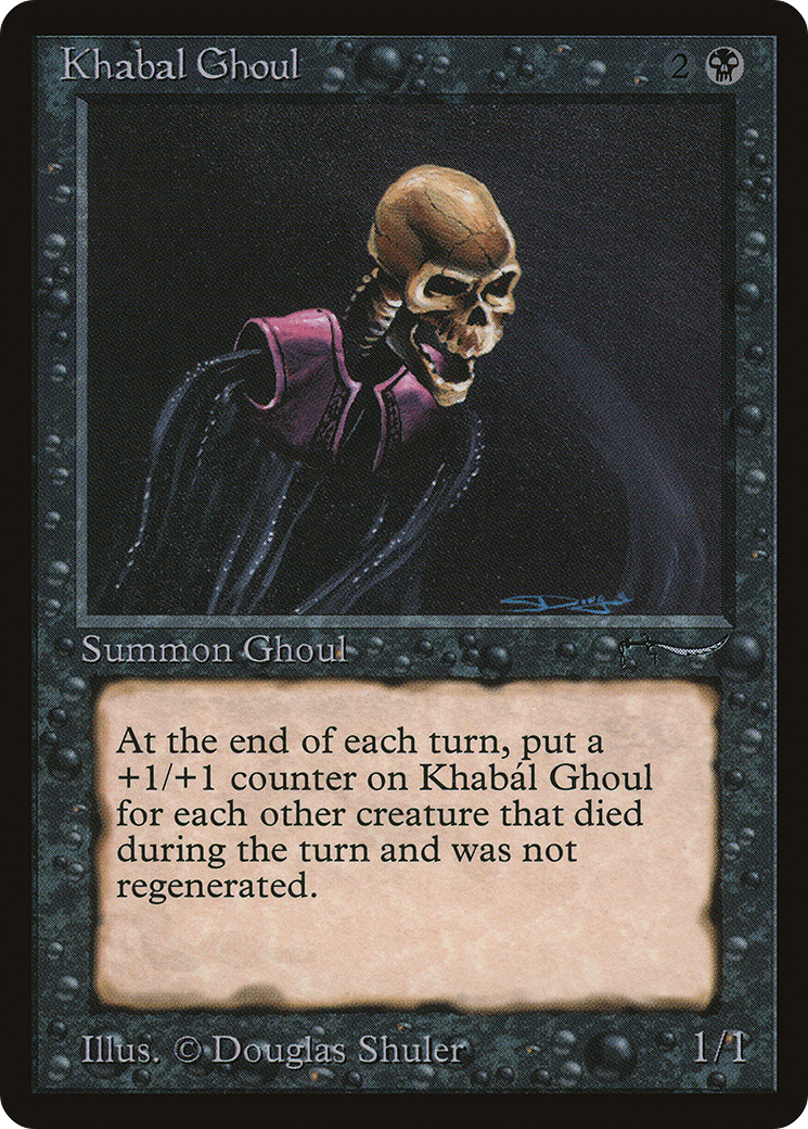 Khabál Ghoul (ARN-030) - Arabian Nights - Premium MTG Single from Wizards of the Coast - Just $30.83! Shop now at Game Crave Tournament Store
