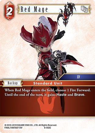 Red Mage (OPUS VIII) Foil - Premium Final Fantasy Single from Opus VIII - Just $0.47! Shop now at Game Crave Tournament Store