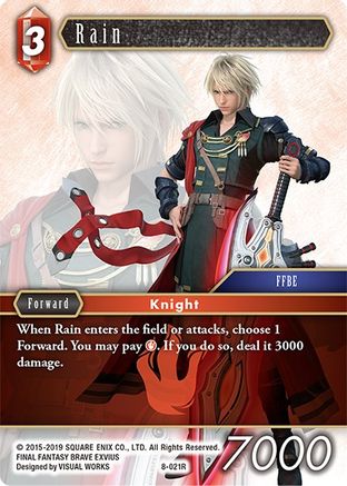 Rain (Rare) (OPUS VIII) Foil - Premium Final Fantasy Single from Opus VIII - Just $0.36! Shop now at Game Crave Tournament Store