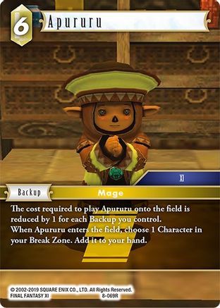 Apururu (OPUS VIII) - Premium Final Fantasy Single from Opus VIII - Just $0.08! Shop now at Game Crave Tournament Store