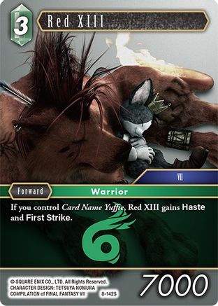 Red XIII (OPUS VIII) Foil - Premium Final Fantasy Single from Opus VIII - Just $2.69! Shop now at Game Crave Tournament Store
