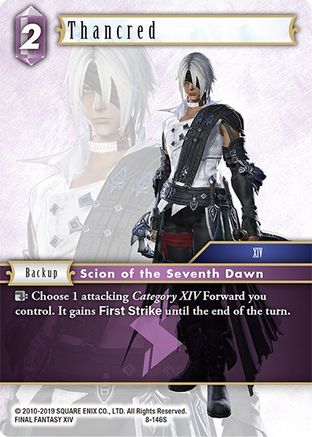 Thancred (OPUS VIII) Foil - Premium Final Fantasy Single from Opus VIII - Just $1.85! Shop now at Game Crave Tournament Store