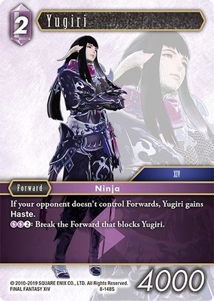 Yugiri (OPUS VIII) Foil - Premium Final Fantasy Single from Opus VIII - Just $1.90! Shop now at Game Crave Tournament Store