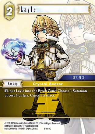 Layle (OPUS VIII) Foil - Premium Final Fantasy Single from Opus VIII - Just $2.46! Shop now at Game Crave Tournament Store