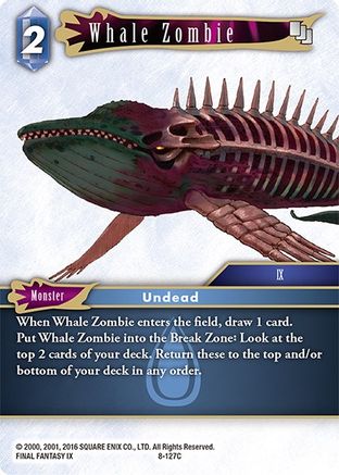Whale Zombie (OPUS VIII) Foil - Premium Final Fantasy Single from Opus VIII - Just $0.25! Shop now at Game Crave Tournament Store