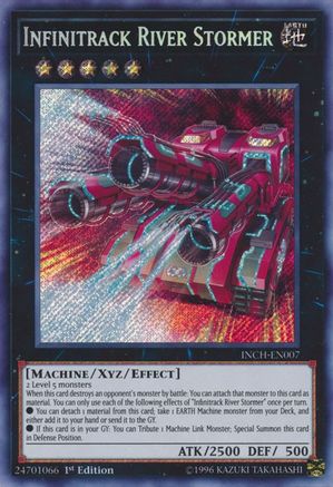 Infinitrack River Stormer (INCH-EN007) - The Infinity Chasers 1st Edition - Premium Yugioh Single from Konami - Just $1.30! Shop now at Game Crave Tournament Store