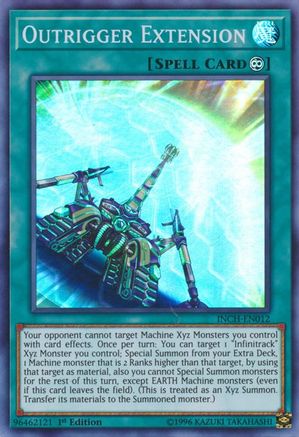 Outrigger Extension (INCH-EN012) - The Infinity Chasers 1st Edition - Premium Yugioh Single from Konami - Just $0.25! Shop now at Game Crave Tournament Store