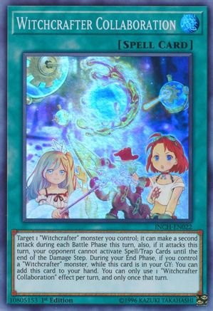 Witchcrafter Collaboration (INCH-EN022) - The Infinity Chasers 1st Edition - Premium Yugioh Single from Konami - Just $0.47! Shop now at Game Crave Tournament Store