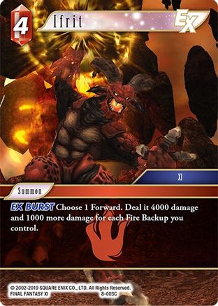 Ifrit EX (OPUS VIII) - Premium Final Fantasy Single from Opus VIII - Just $0.25! Shop now at Game Crave Tournament Store