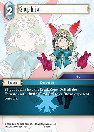 Sophia (OPUS VIII) Foil - Premium Final Fantasy Single from Opus VIII - Just $0.33! Shop now at Game Crave Tournament Store