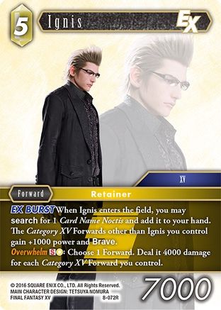 Ignis EX (OPUS VIII) Foil - Premium Final Fantasy Single from Opus VIII - Just $1.79! Shop now at Game Crave Tournament Store