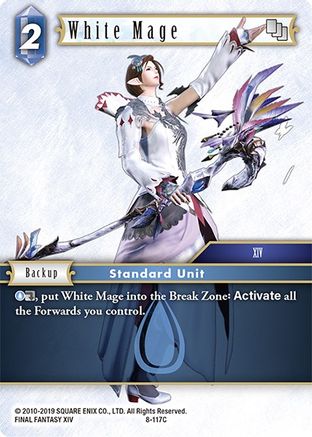 White Mage (OPUS VIII) Foil - Premium Final Fantasy Single from Opus VIII - Just $0.27! Shop now at Game Crave Tournament Store