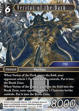 Veritas of the Dark (OPUS VIII) - Premium Final Fantasy Single from Opus VIII - Just $1.34! Shop now at Game Crave Tournament Store