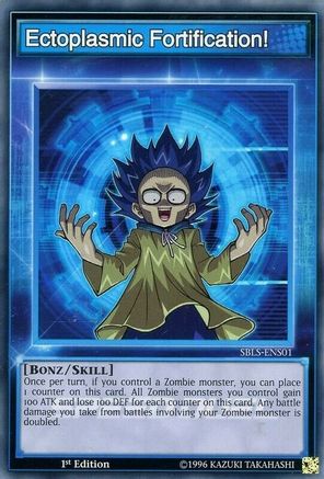 Ectoplasmic Fortification! (SBLS-ENS01) - Speed Duel: Arena of Lost Souls 1st Edition - Premium Yugioh Single from Konami - Just $0.29! Shop now at Game Crave Tournament Store